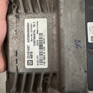 25191487 HỘP ĐIÈU KHIỂN ĐỘNG CƠ CHEVROLET CRUZE