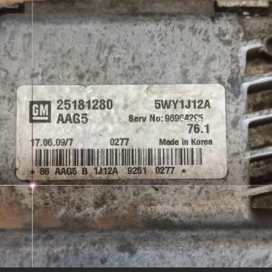 ECU ĐỘNG CƠ CHEVROLET CRUZE 25181280